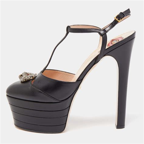 gucci angel platform pump|Gucci sandals customer service.